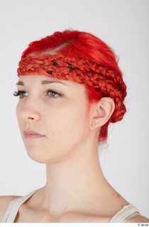 Groom references Lady Winters  003 braided hair head red…